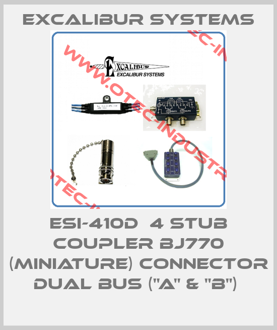 ESI-410D  4 STUB COUPLER BJ770 (MINIATURE) CONNECTOR DUAL BUS ("A" & "B") -big