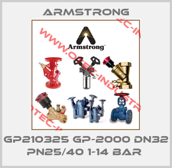 GP210325 GP-2000 DN32 PN25/40 1-14 BAR -big