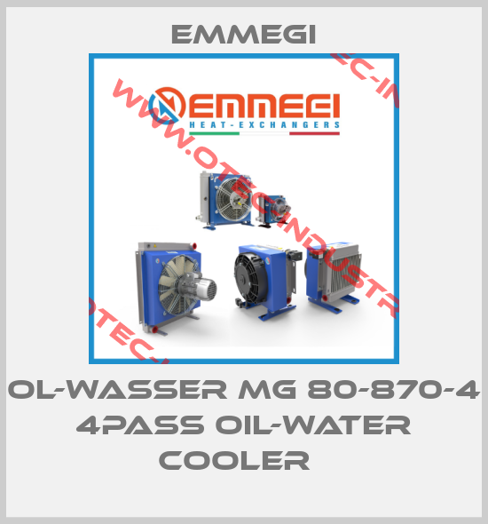 OL-WASSER MG 80-870-4 4PASS Oil-water cooler  -big