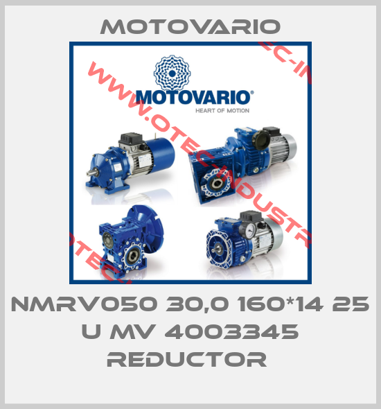 NMRV050 30,0 160*14 25 U MV 4003345 Reductor -big