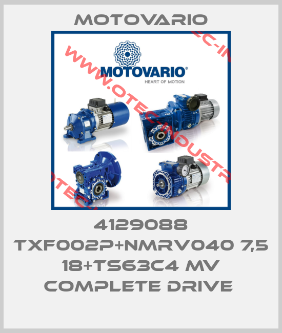 4129088 TXF002P+NMRV040 7,5 18+TS63C4 MV Complete drive -big
