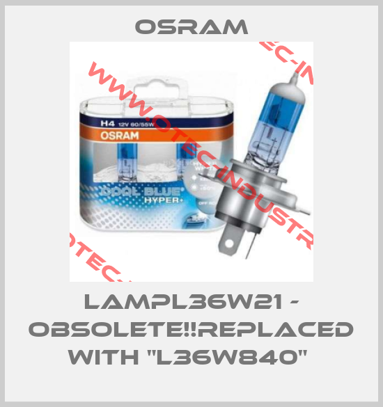 LAMPL36W21 - Obsolete!!Replaced with "L36W840" -big