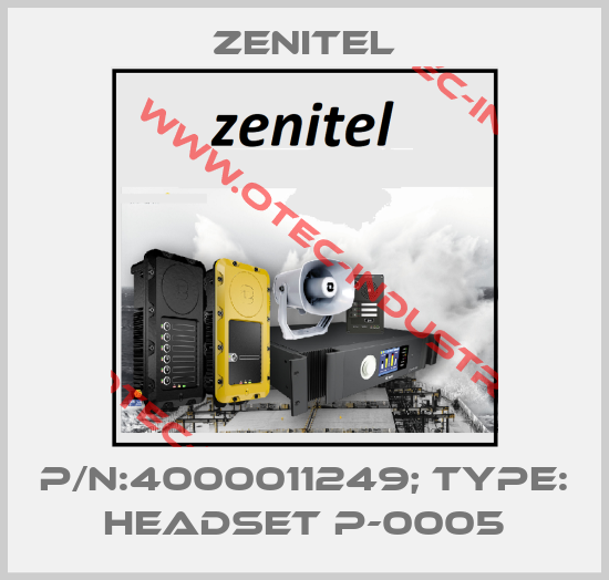 P/N:4000011249; Type: Headset P-0005-big