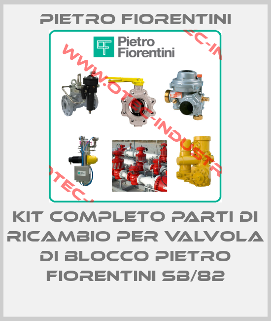 Kit completo parti di ricambio per valvola di blocco Pietro Fiorentini SB/82-big
