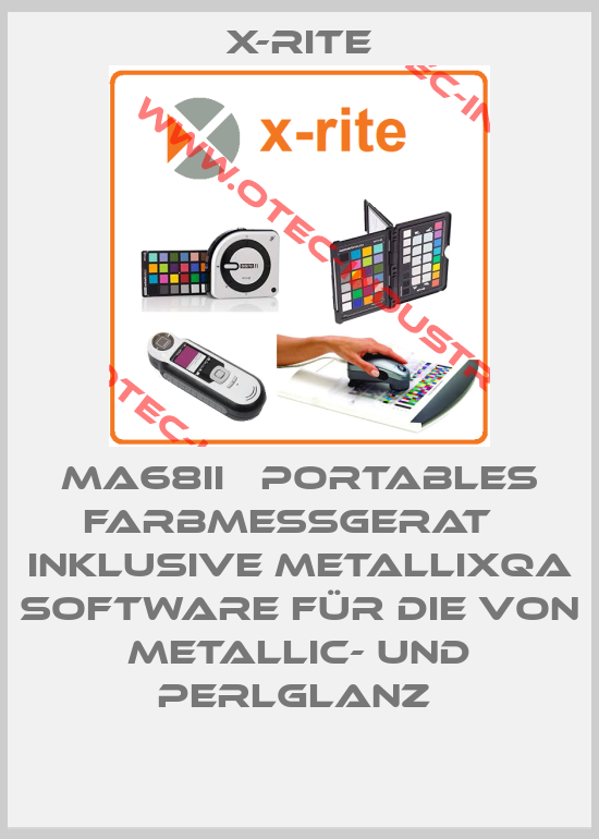 MA68II   Portables Farbmessgerat   inklusive MetallixQA Software für die von Metallic- und Perlglanz -big